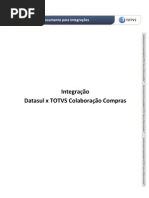 Integracao Datasul Totvs Colabor Compras