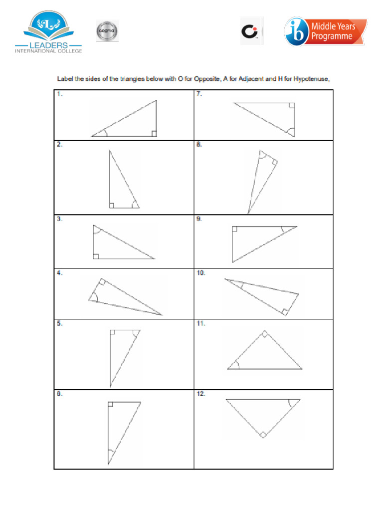 Assignment - Label Triangle. | PDF