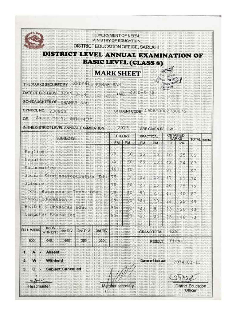 DLE Certificate | PDF