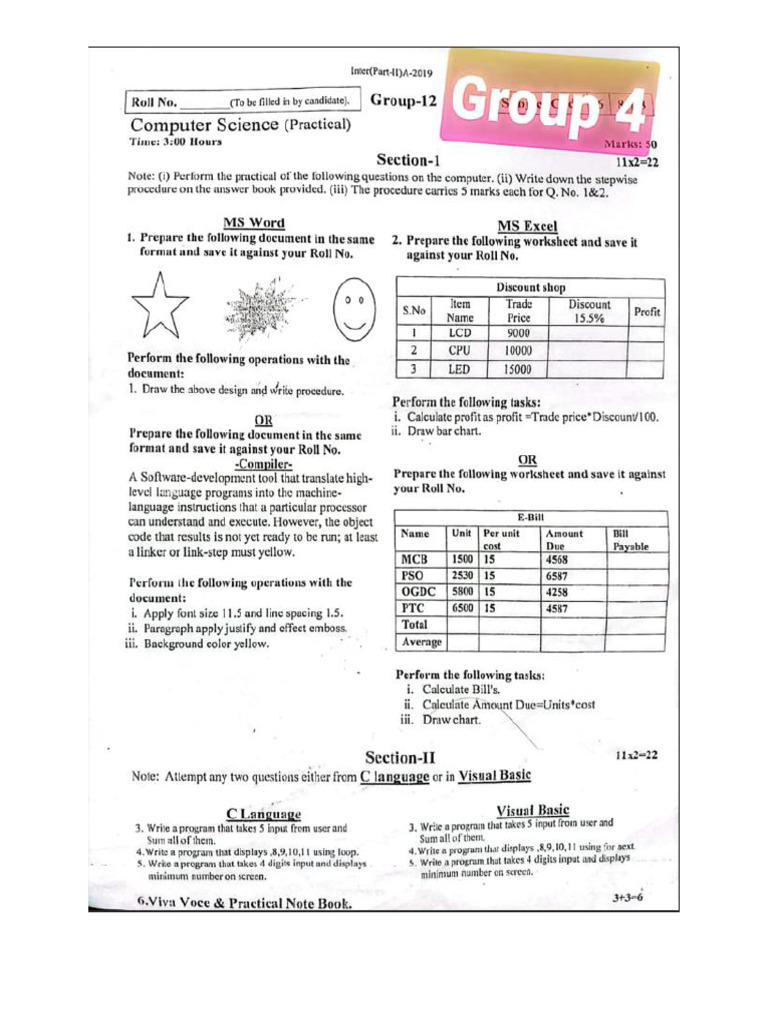 Updated ICS_II CS Practical Solution | PDF | Microsoft Word | Typefaces