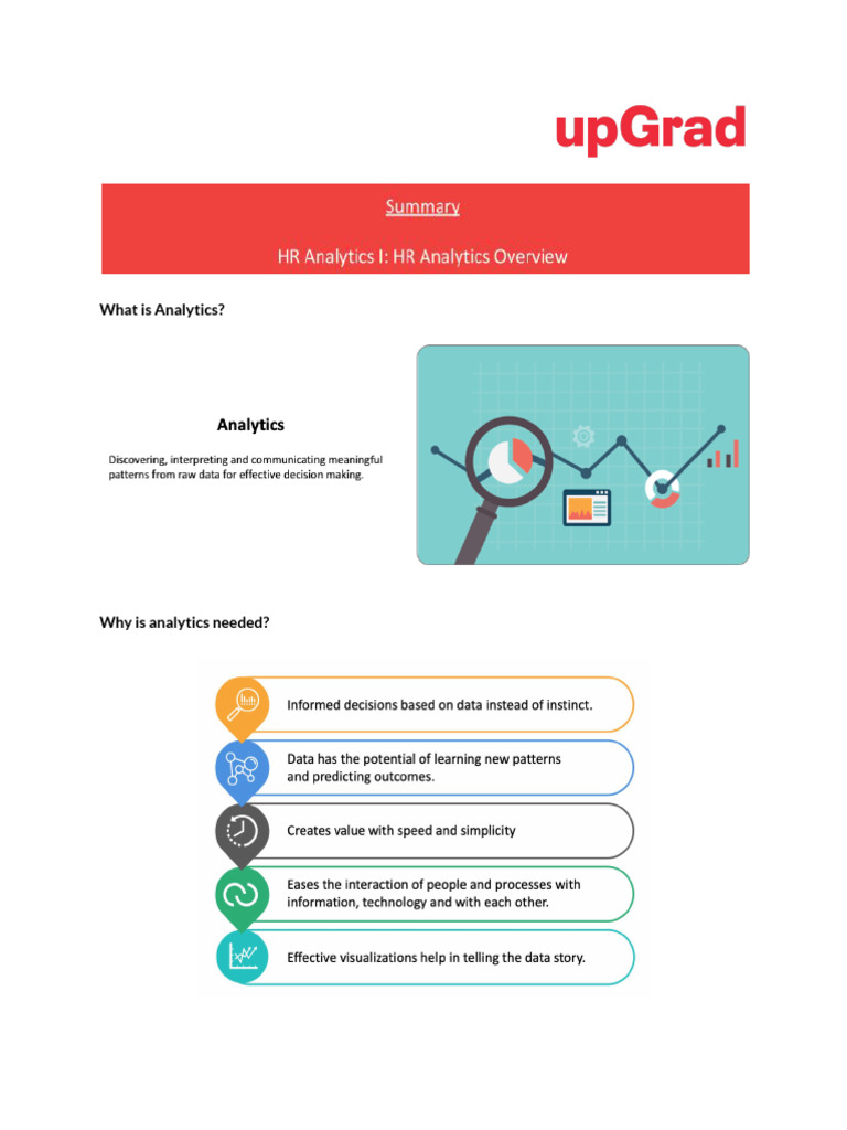 Module1 Session1+ +Summary | PDF | Analytics | Performance Indicator