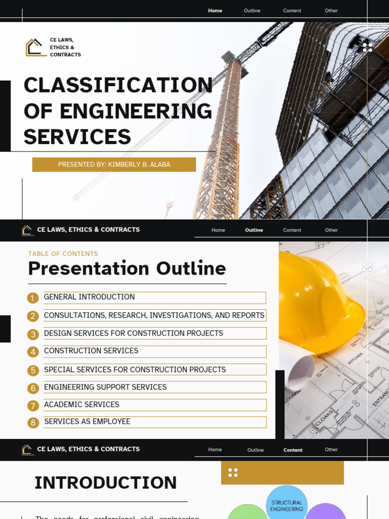 Classification of Engineering Services Alaba k | PDF | Real Estate ...