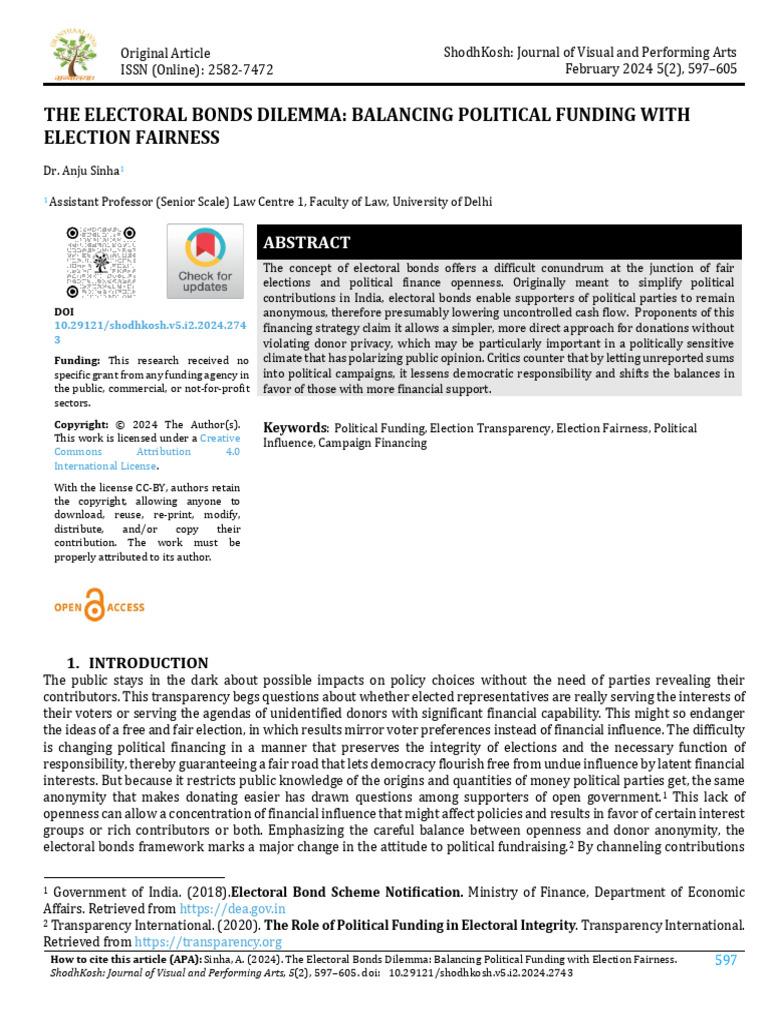document | PDF | Political Parties | Campaign Finance