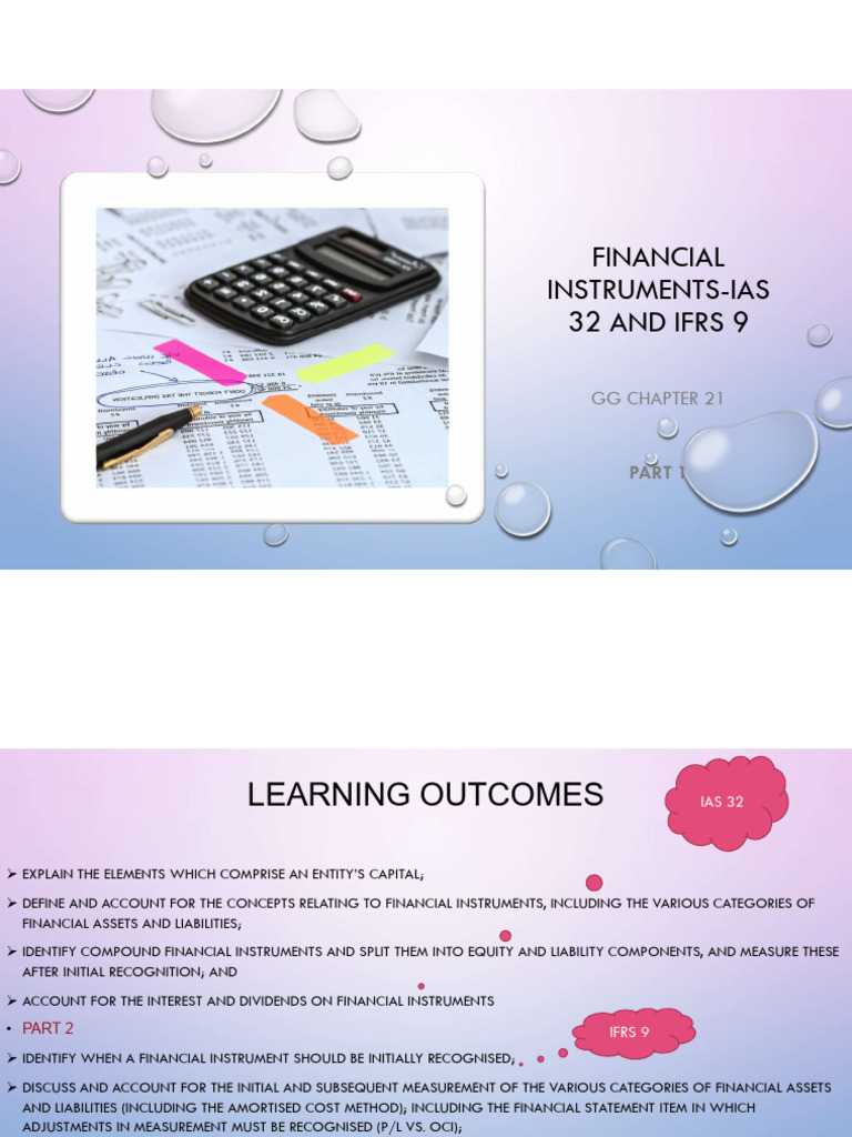 Financial Instruments- Part 1 | PDF | Fair Value | Equity (Finance)