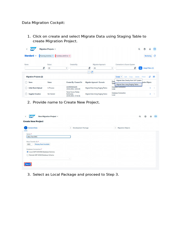 Data Migration Cockpit | PDF