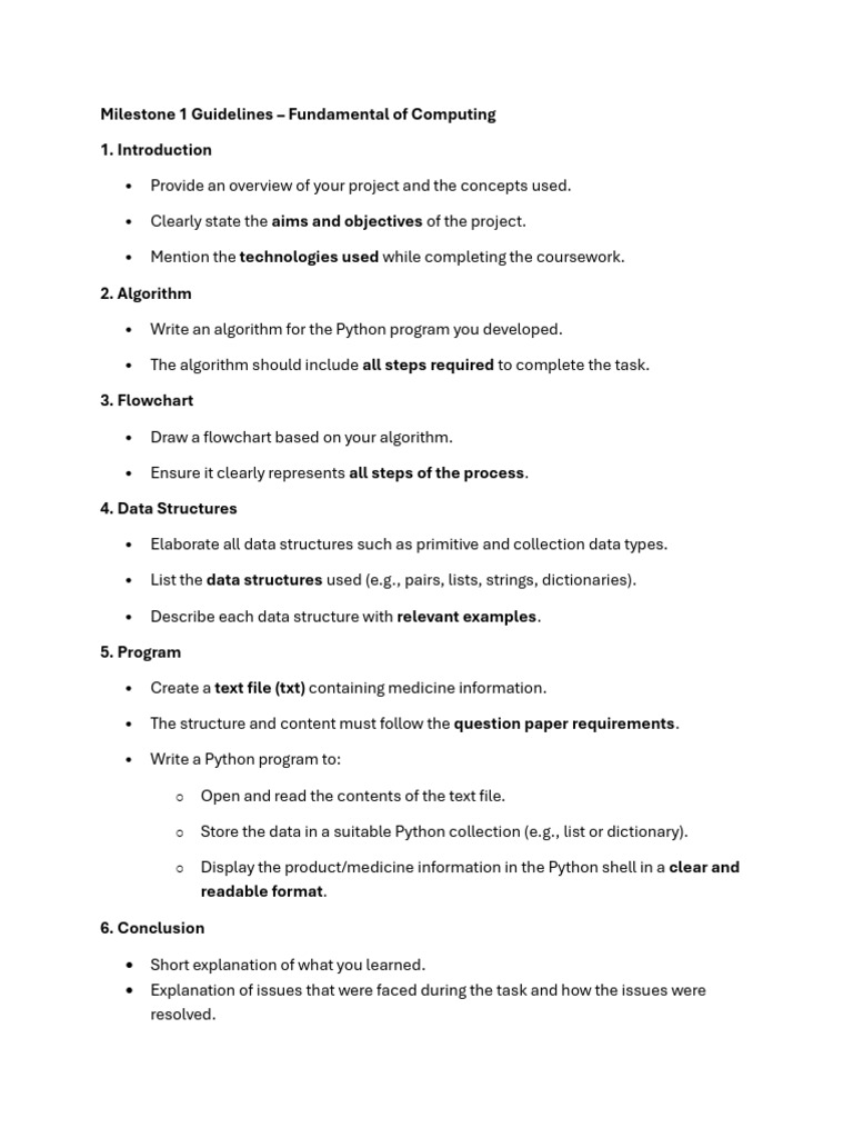 Milestone1Guidelines2026_238523 | PDF