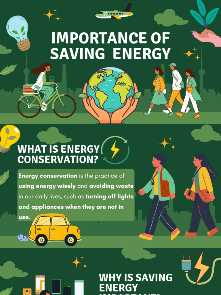 Importance of Saving Energy | PDF
