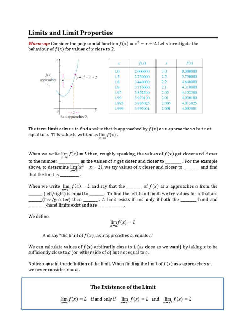 Complete Set of Notes and Handouts | PDF | Tangent | Slope