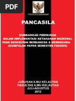 Download SUMBANGAN PEMIKIRAN DALAM IMPLEMENTASI KETAHANAN NASIONAL PADA KEHIDUPAN BERBANGSA  BERNEGARA KUMPULAN PAPER SEMESTER PENDEK by Nicoe Beranjak Dewasa SN102891829 doc pdf