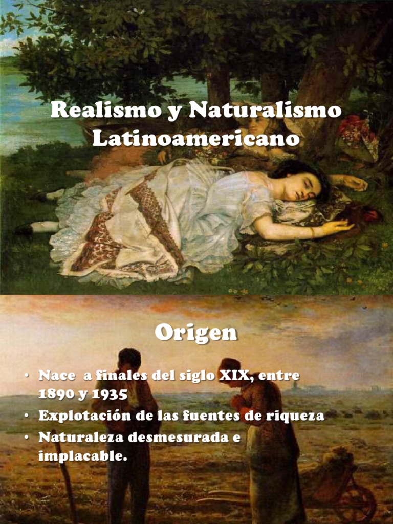 Realismo y Naturalismo Latinoamericano