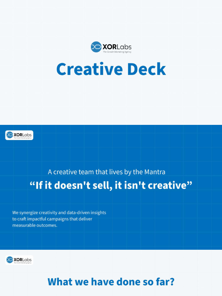 Creative deck - XOR Labs (1) | PDF