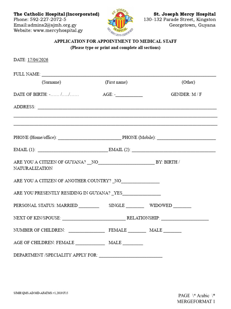 Doctors Job Application and Requirements | PDF | Health Care | Medicine