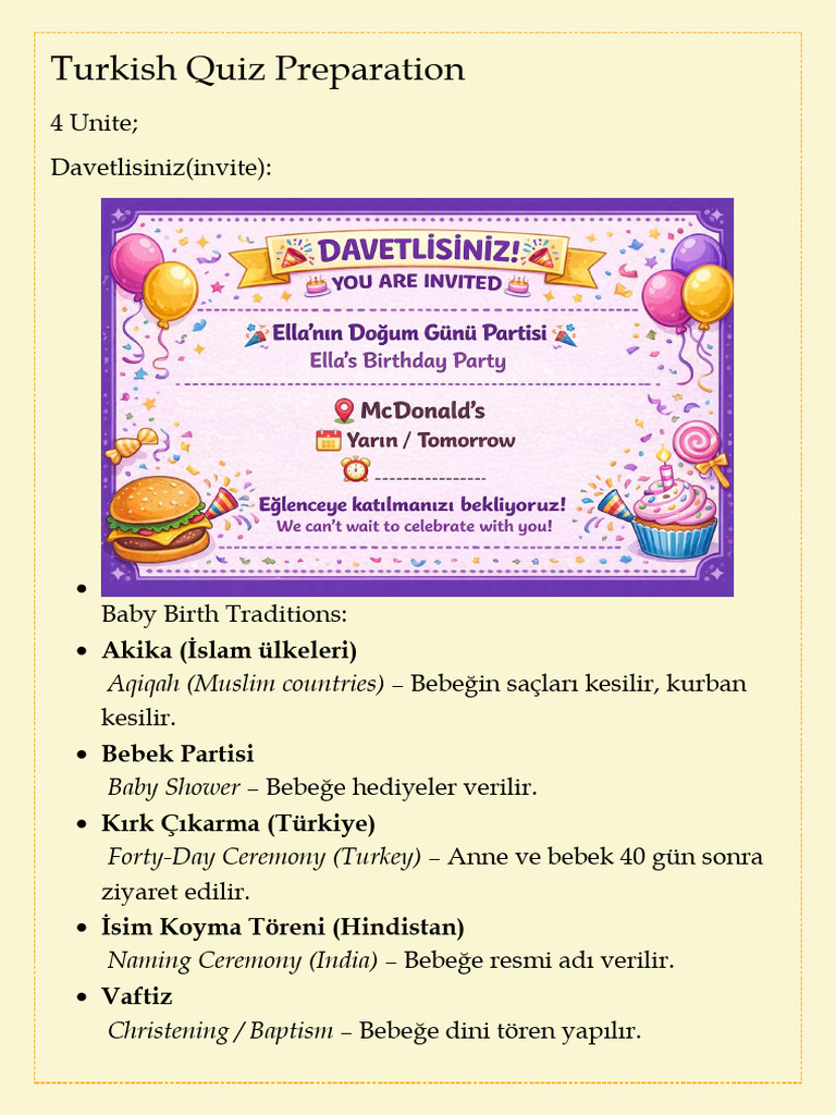 Turkish notes | PDF