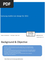 Samsung mobile icon design for 2011