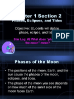 Chapter 1 Section 2: Phases, Eclipses, and Tides