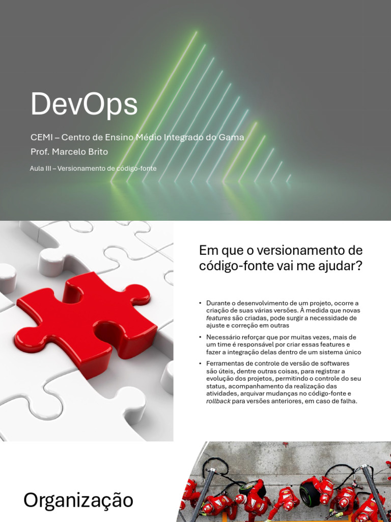 DevOps - Aula 02 - Versionamento de Código-Fonte | PDF | Controle de ...