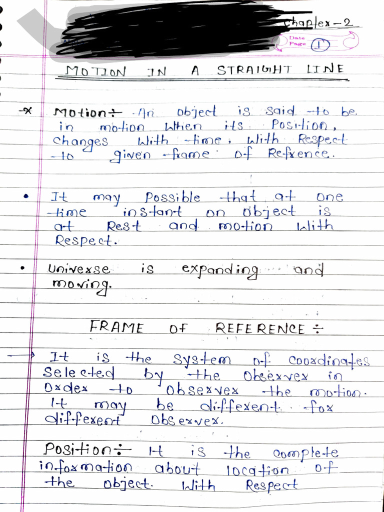+1 ch 2 notes | PDF