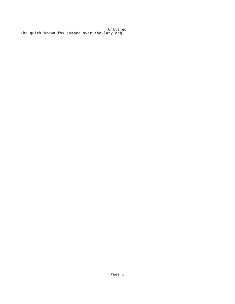 Quick Fox | PDF