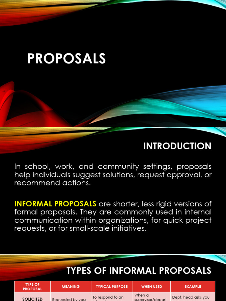 Lesson10 Proposals | PDF | Off The Grid | Audit