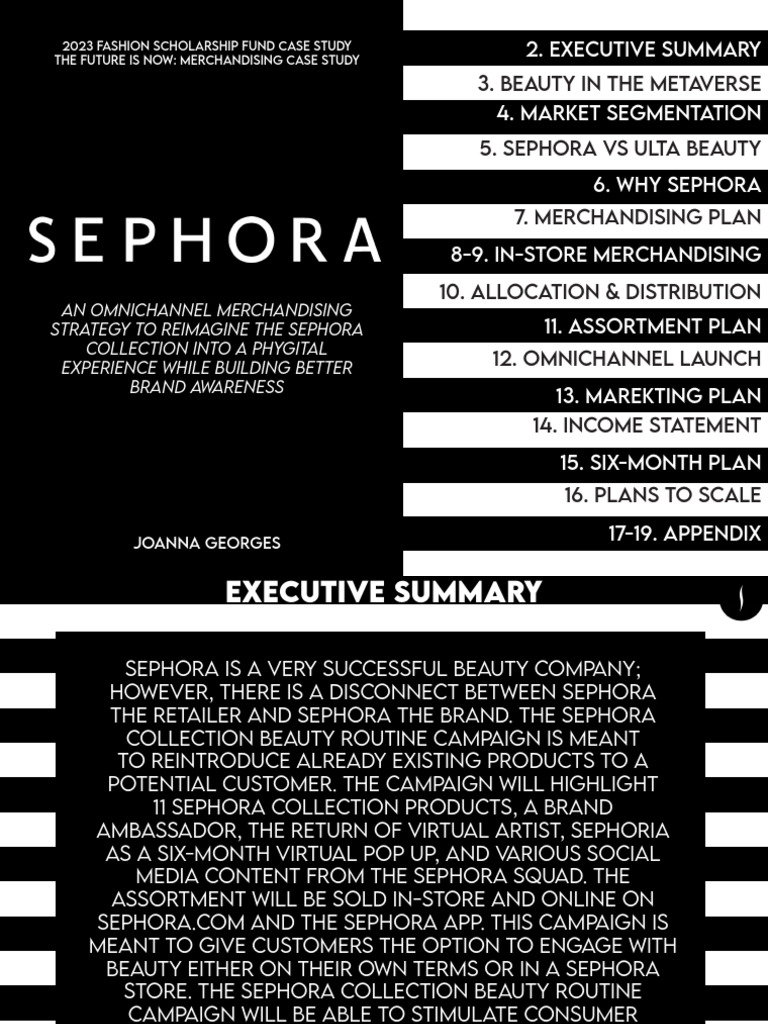 2023+FSF+Sephora+Case+Study+ | PDF | Brand | E Commerce
