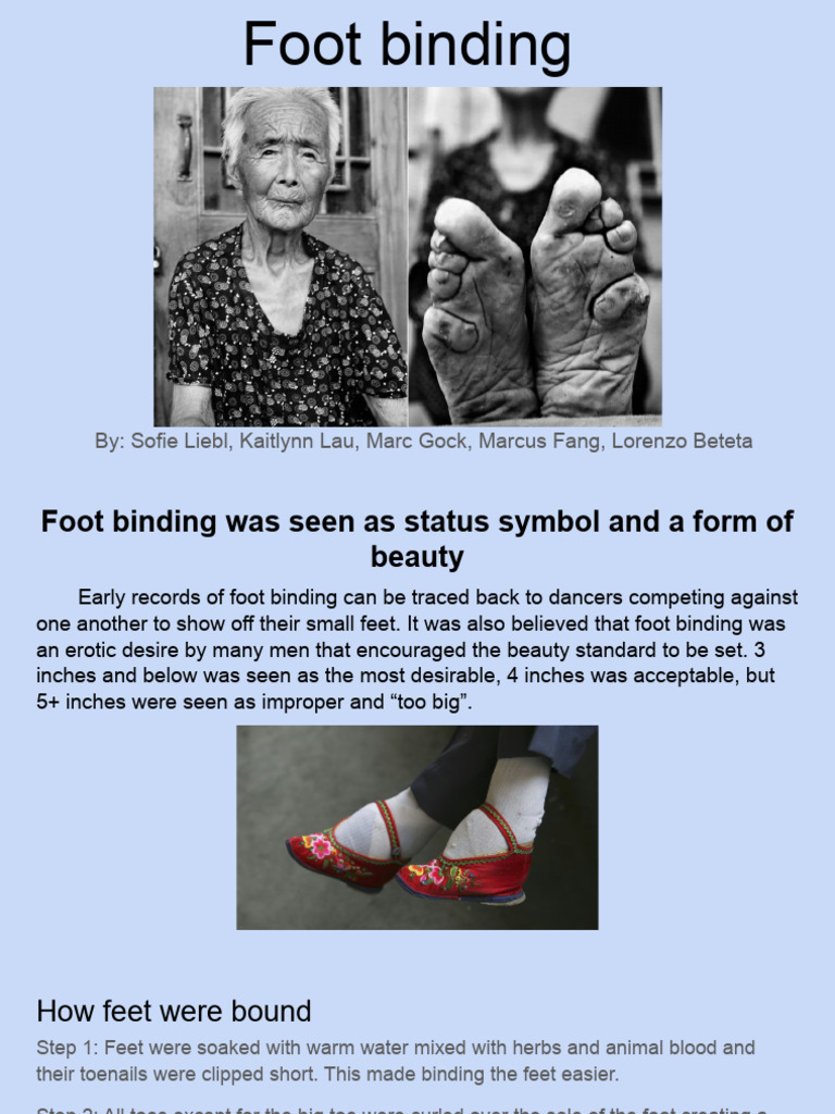 PD Background ~ Footbinding | PDF | Lower Limb Anatomy | Human Body