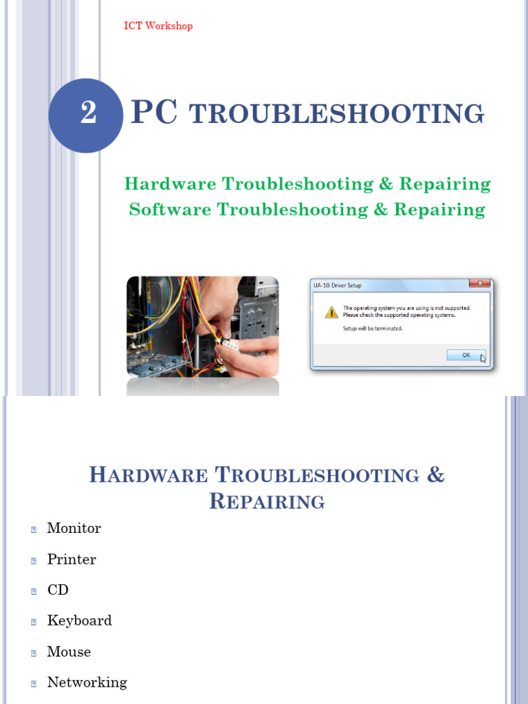 Chapter 2 PC Troubleshooting | PDF | Microsoft Windows | Computer Keyboard