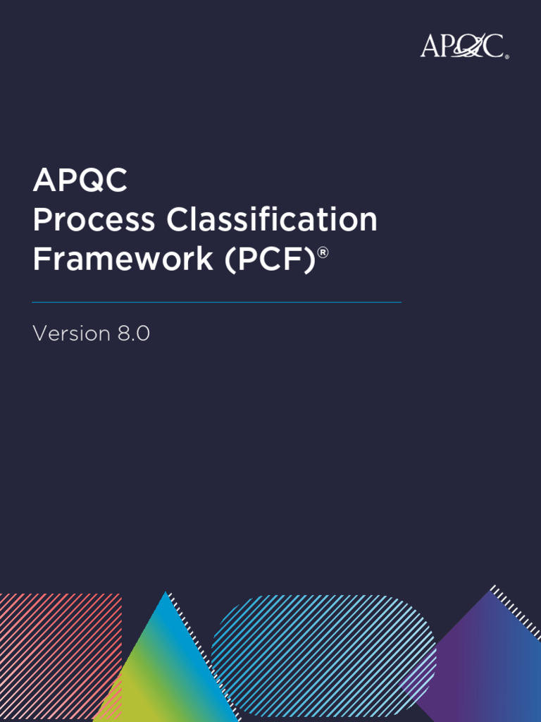 K016809 - APQC Process Classification Framework (PCF) - Cross-Industry ...