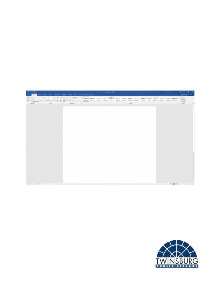 Introduction To Microsoft Word 2016 Simplified | PDF | Microsoft Word ...
