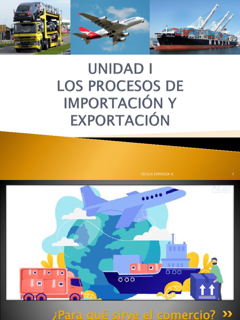 01 - Los Procesos de Importación y Exportación Unid 1 - A | PDF | El ...