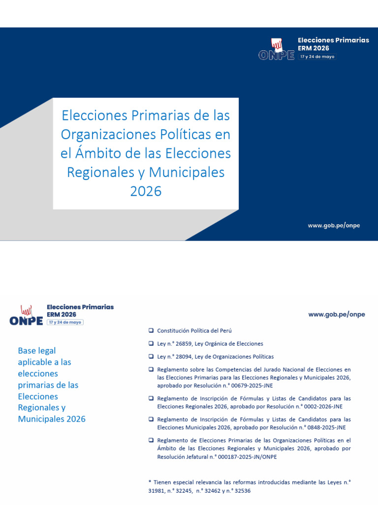 Ok - Elecciones Primarias de Las Organizaciones Políticas en El Ámbito ...