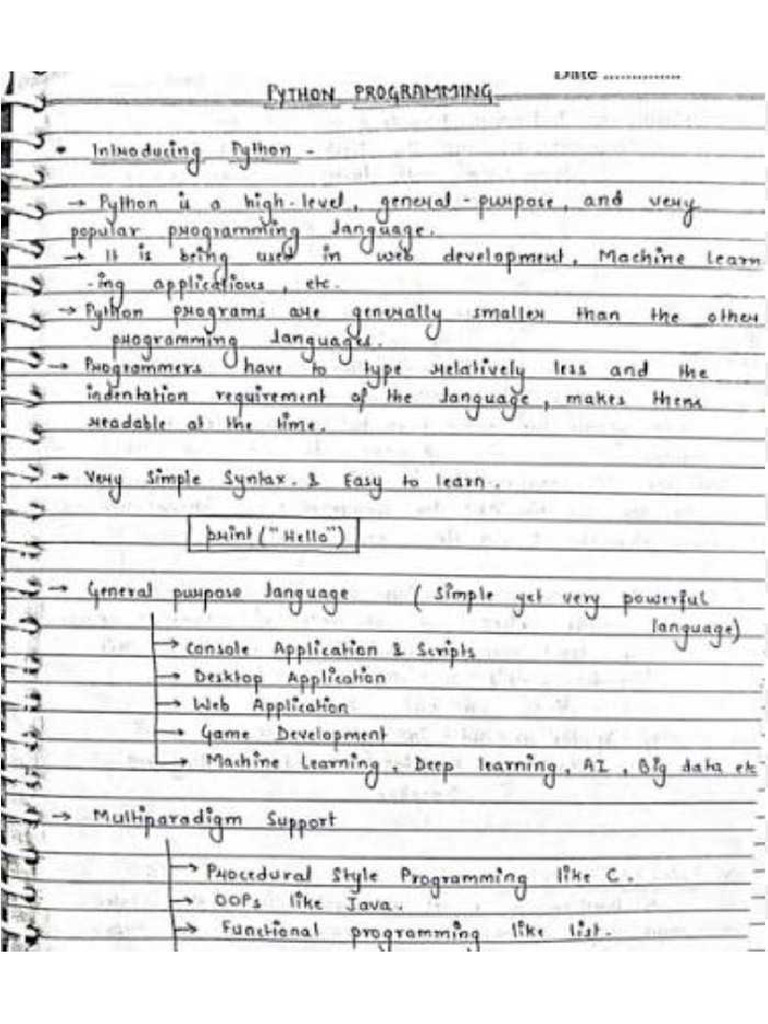 programming notes better version | PDF