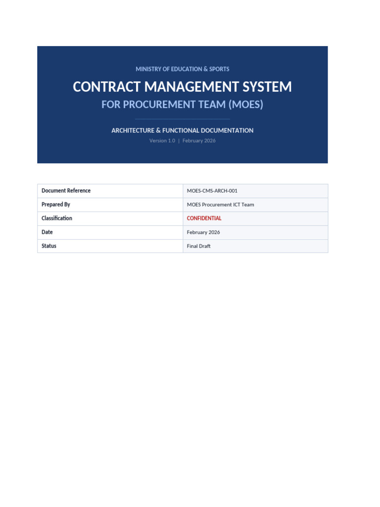 MOES_CMS_Architecture_Documentation (1) | PDF | Transport Layer ...