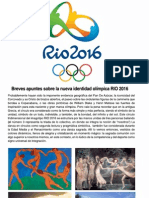 Notas Semiológicas Sobre La Marca RIO2016