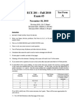 Exam3 Fall2010 Solutions