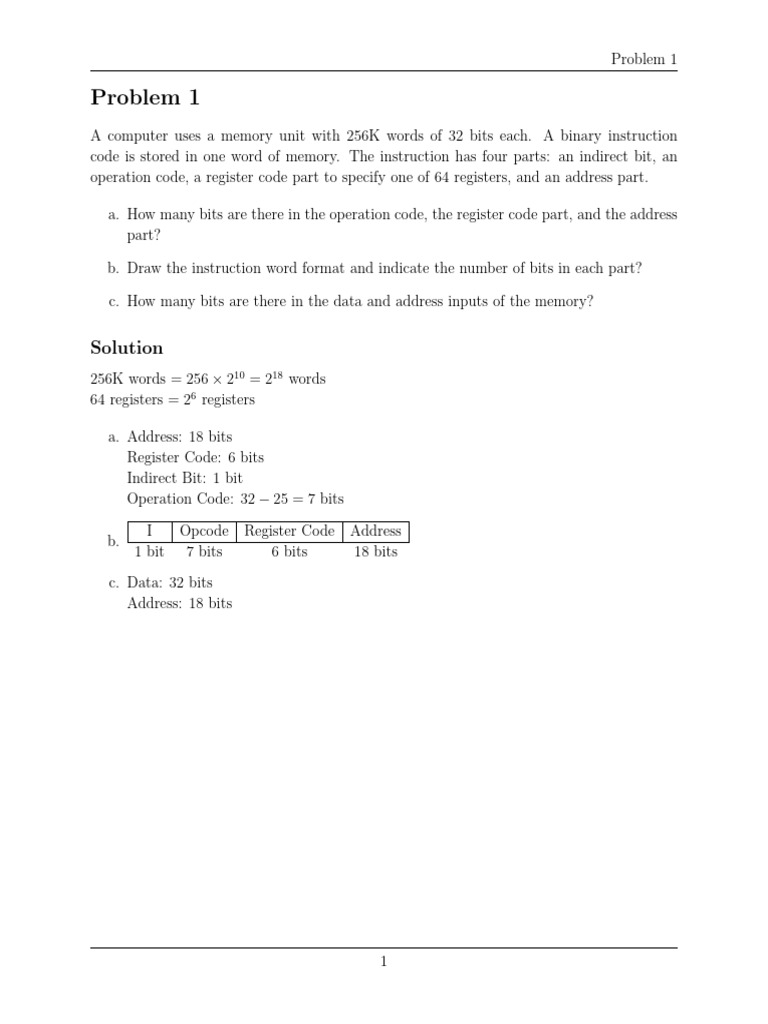 Problem Solving Session 4 Questions | PDF | Bit | Central Processing Unit