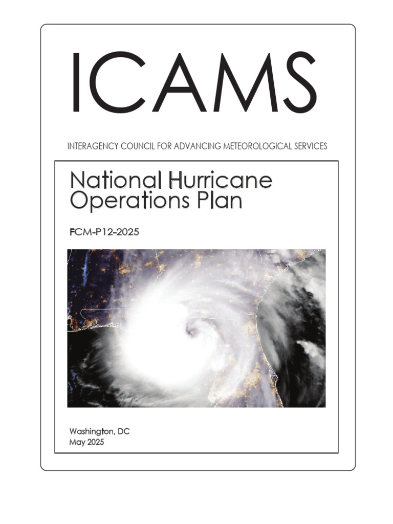 The National Hurricane Operations Plan (NHOP) | PDF | National Weather ...