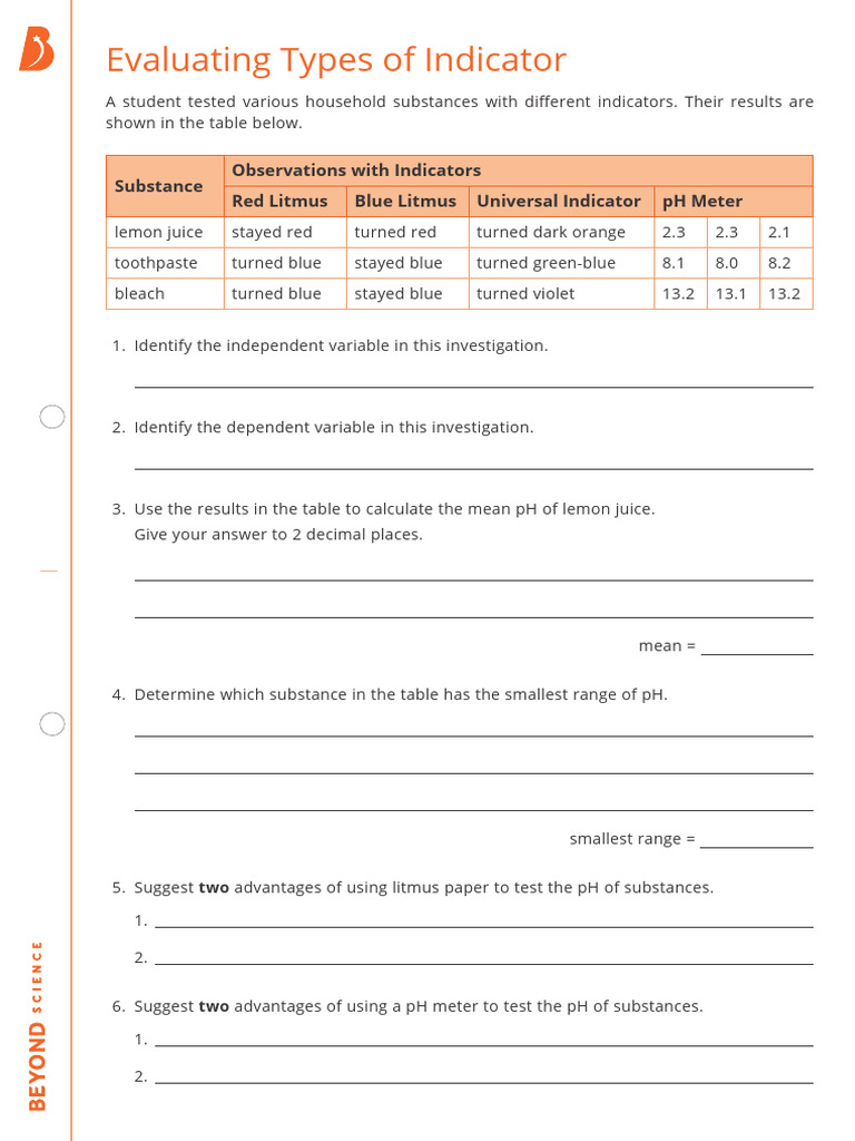 Evaluating Types of Indicator 2 | PDF