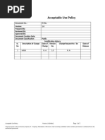 Accenture Acceptable Use Policy | PDF | Computer Security | Security