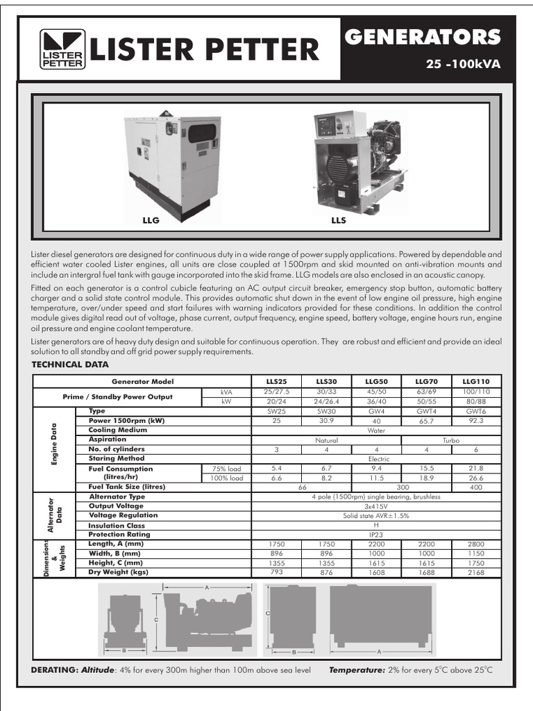 100kva | PDF | Electric Generator | Engines