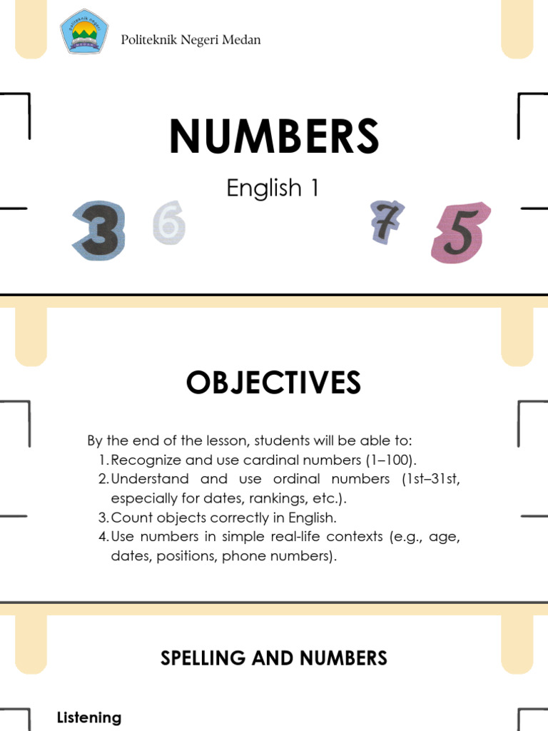 Week 3 - Eng1 MB Numbers_20260421_002729_0000 | PDF | Noun | Linguistics