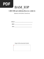 BAM Assessment and Scoring Guidelines | PDF | Substance Abuse | Drugs ...