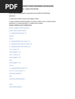 Snakify Python Solutions Overview | PDF | Elementary Mathematics | Numbers