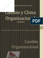 4.6 Clima y Cambio Organizacional (EXPOSICIÓN)