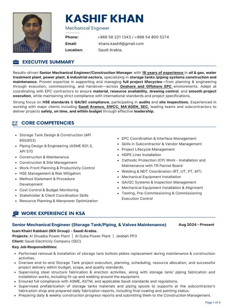 Kashif Khan (2) | PDF | Regulatory Compliance | Nondestructive Testing