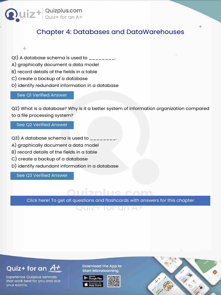 A Database Schema is Used To | PDF | Databases | World Wide Web