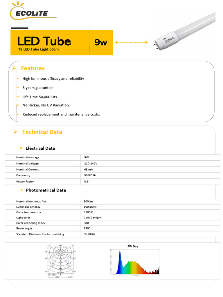 LED-Tube-9w-1 | PDF