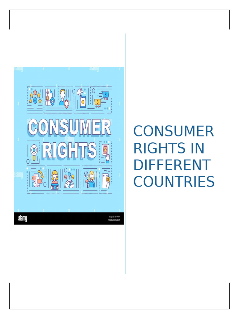 Consumer Rights in Different Countries | PDF | Consumer Protection | E ...