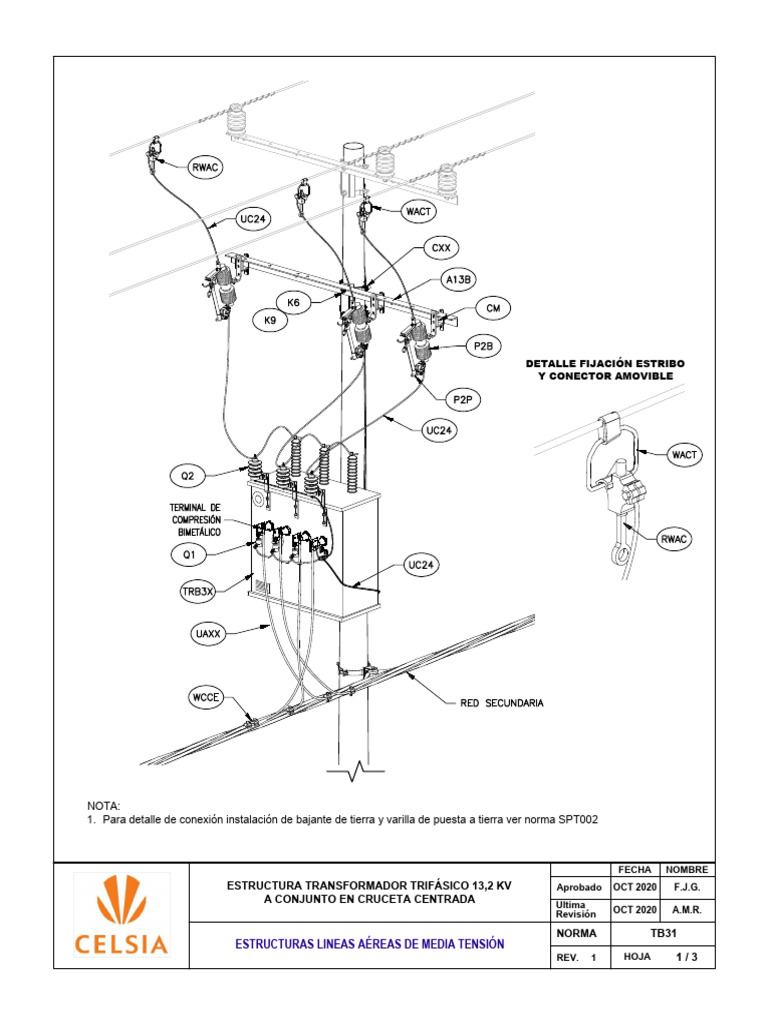 MT TB31 | PDF | Conductor electrico | Aislador (Electricidad)