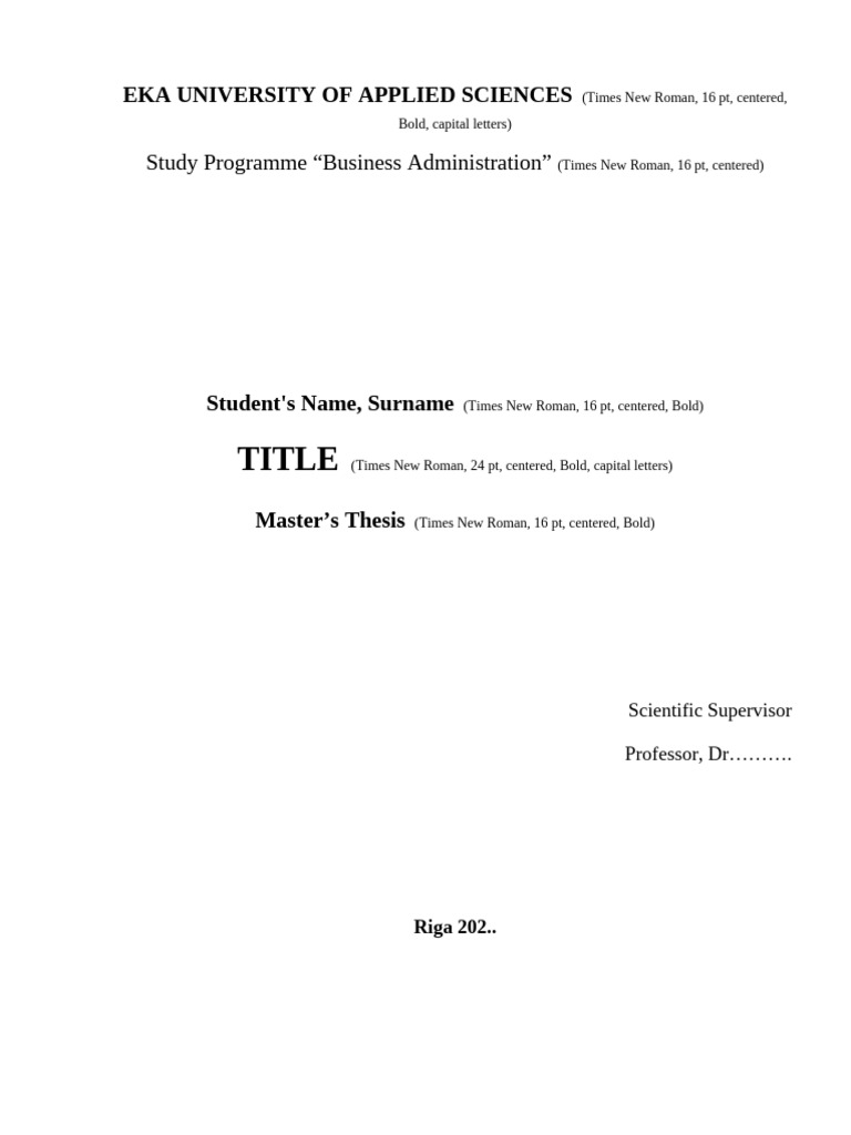 En Title Page Sample 2025 | PDF