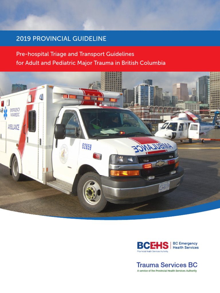 Pre Hospital triage Transport Guidelines | PDF | Emergency Medical ...